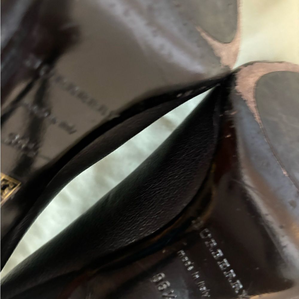 Burberry peep toe ankle bootie open toe dress shoes ankle boots zipper heels - Picture 10 of 12